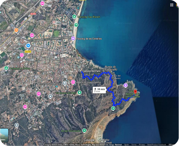 altea albir lighthouse walk