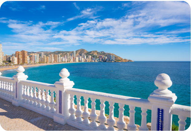 benidorm in one day view